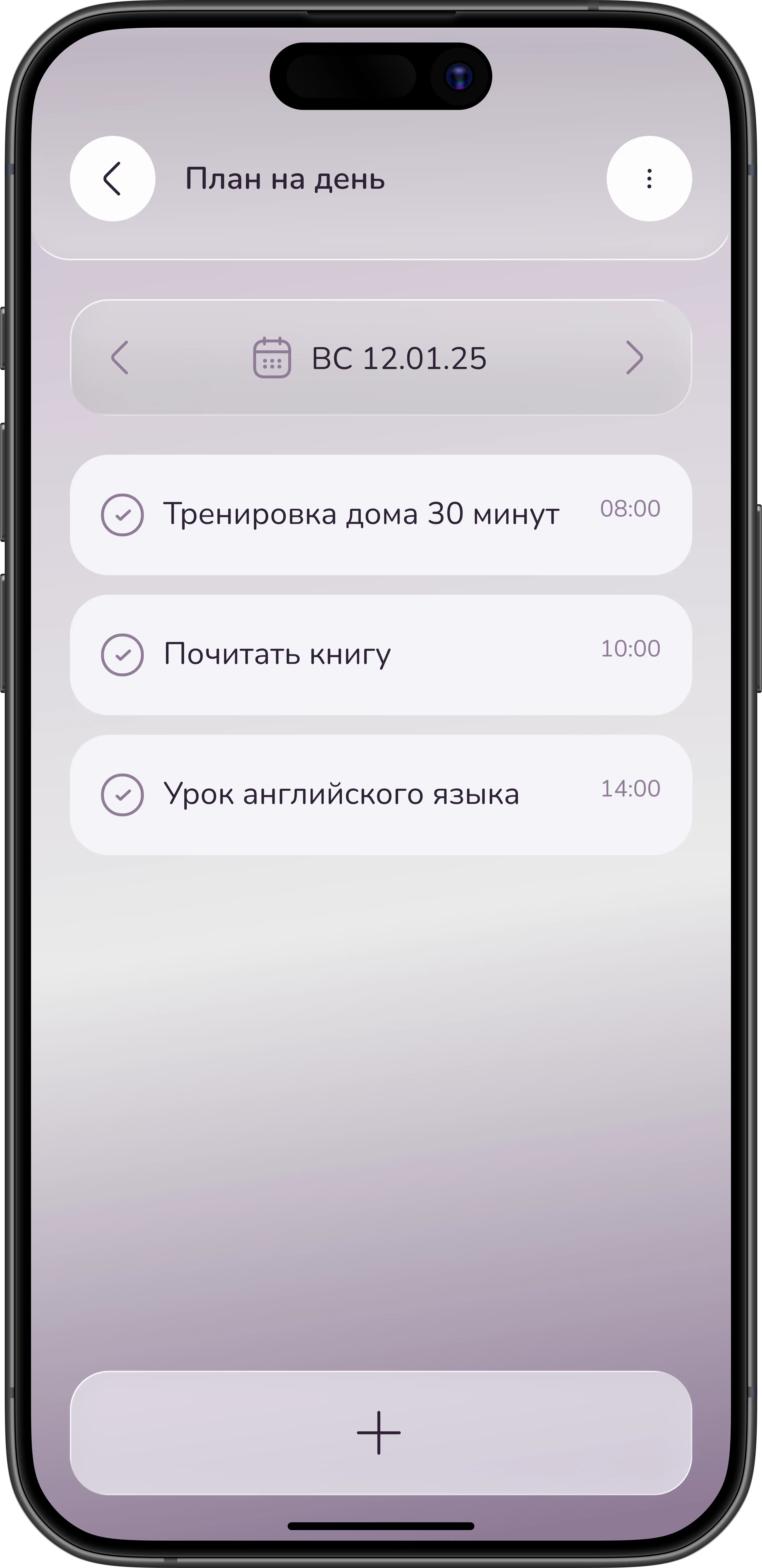 day plan